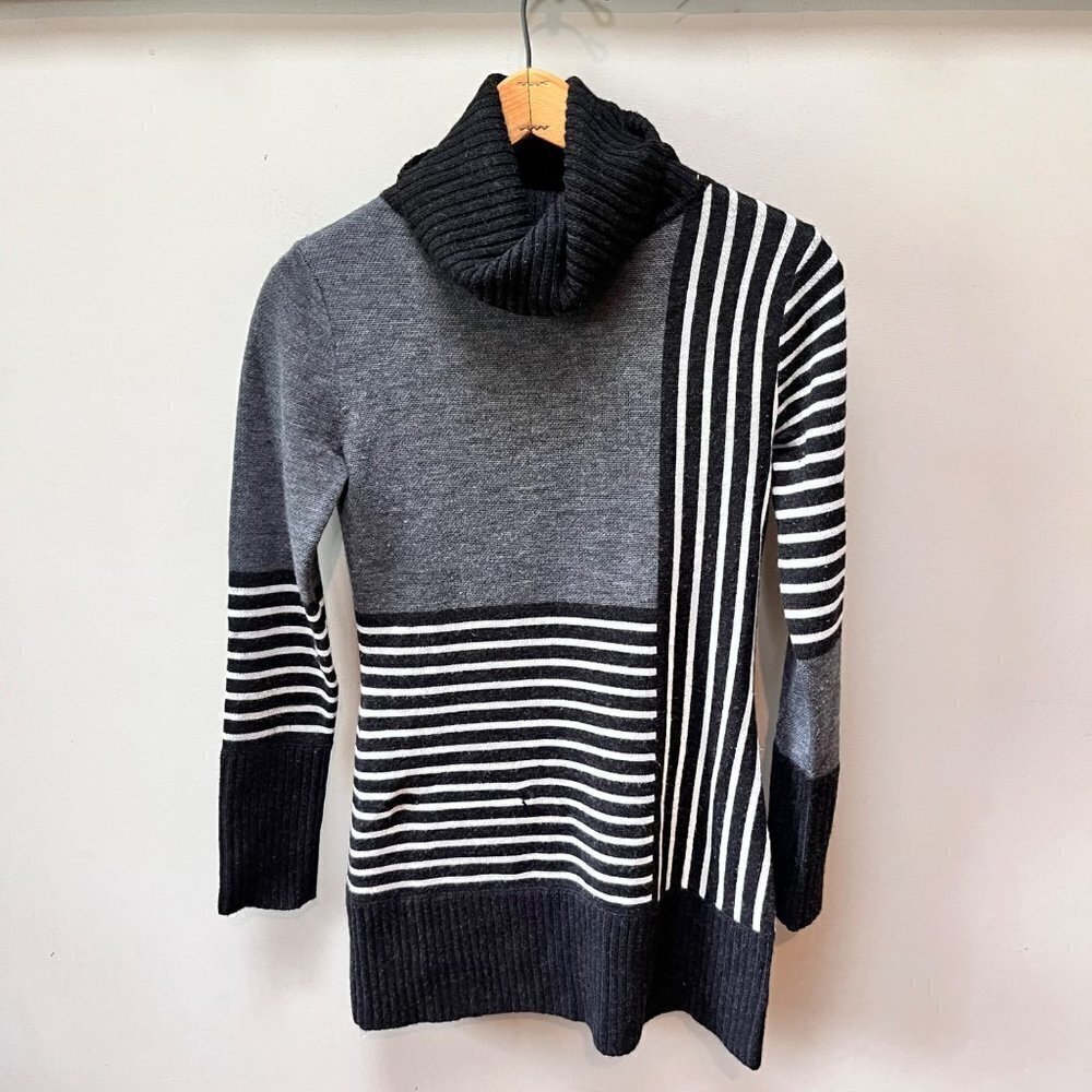 Krimson Klover 100% Merino Wool Striped Sweater- Size XS